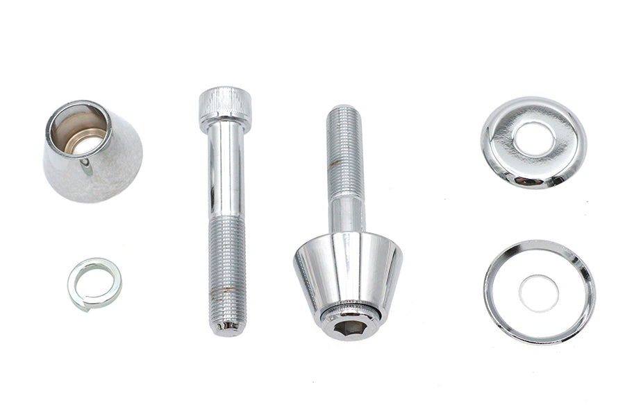 HARLEY Tapered Cone Riser Kit Chrom Passend für 0-  Custom, Anwendung