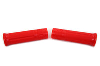 HARLEY Red Beck Plastic Grip Set fits 1915-1935 J,   1936-1948 W,   1941-1948 FL,   1936-1948 EL,
