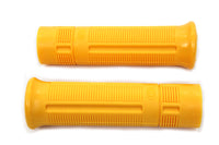 HARLEY Yellow Beck Plastic Grip Set fits 1915-1935 J,  1936-1948 W,  1941-1948 FL,  1936-1948 EL,