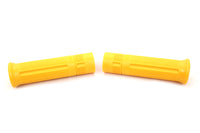 HARLEY Yellow Beck Plastic Grip Set fits 1915-1935 J,  1936-1948 W,  1941-1948 FL,  1936-1948 EL,