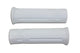 HARLEY White Beck Plastic Grip Set fits 1915-1935 J,  1936-1948 W,  1941-1948 FL,  1936-1948 EL,