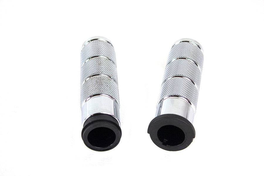 HARLEY Chrom Retro Gasgriff-Set Throttle by Wire Passend für 2008-UP FLT, 2016-UP FXBB, 2016-UP FXBR, 20