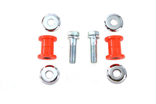 HARLEY 1/2 inch-13 x 2 inch Heavy Duty Riser Bolt Bushing Kit fits 2015-2022 FLT,   2014-2022 FLH,   2018-2022 FLTR,