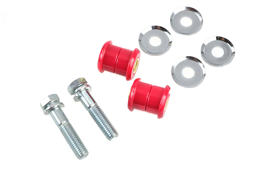 HARLEY 1/2 inch-13 x 2-1/2 inch Heavy Duty Riser Bolt Bushing Kit fits 1993-2013 FLT,   1987-2013 FXST,