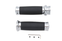 HARLEY Caliber Lenkergriffset Chrom Passend für 1996-2007 FLT, 1996-2003 XL, 1996-2017 FXD, 1996