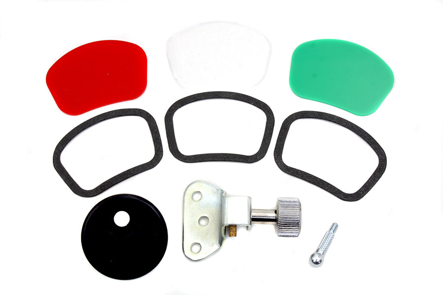 HARLEY 1936-1938 Armaturenbrett-Hardware-Kit Passend für 1936-1938 EL, 1936-1938 UL,