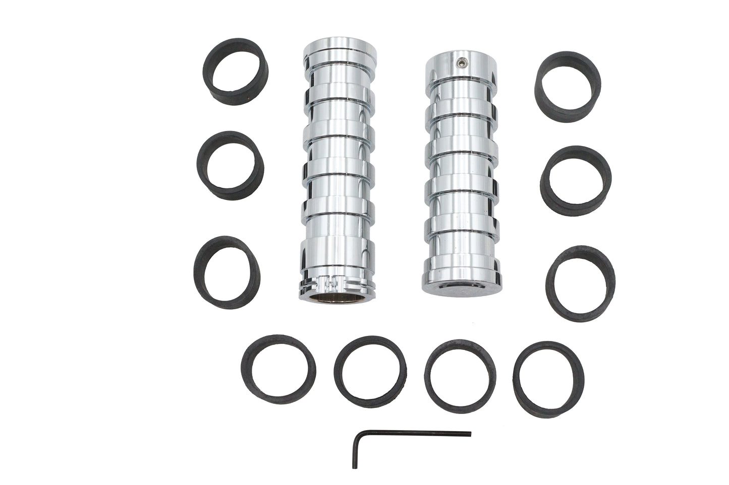 HARLEY O-Ring Style Lenkergriff-Set passend für 1974-1984 FL, 1974-1984 FX, 1974-2022 XL, 1984-201