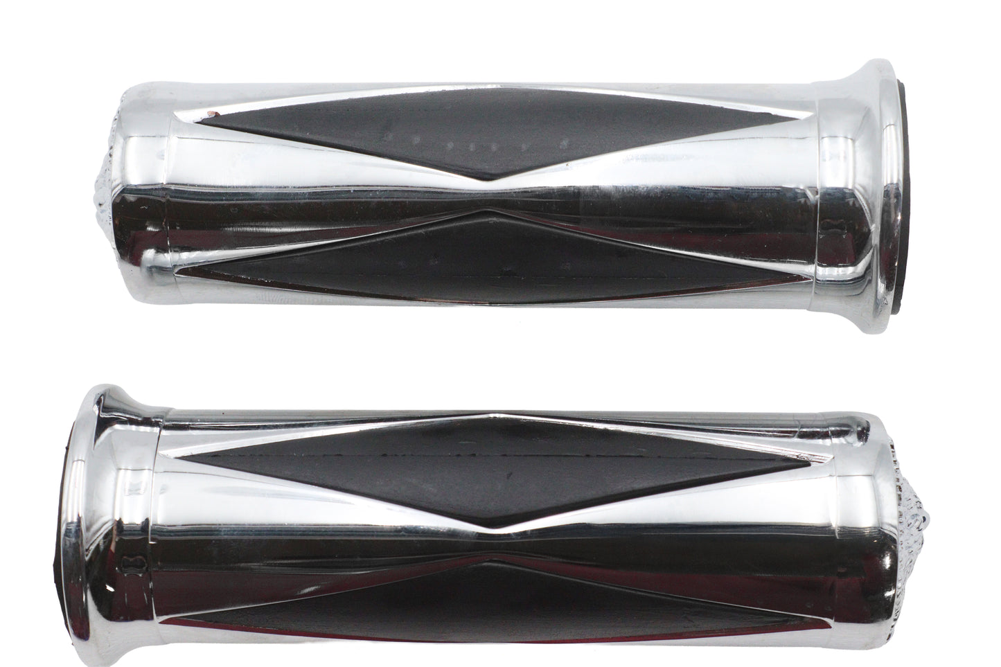 HARLEY Ultima Diamond Style Grip Set mit Chrom Eagle Endkappe Passt auf 1974-1984 FL,   1974-1984 FX,