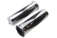 HARLEY Ultima Diamond Style Grip Set mit Chrom Eagle Endkappe Passt auf 1974-1984 FL,   1974-1984 FX,