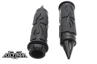 HARLEY Ultima Spiked Flame Griffset Schwarz Passend für 0- Custom, Anwendung