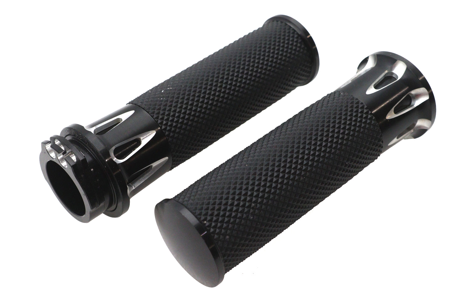 HARLEY Ultima Black Cut Griff-Set passend für 0- Custom, Anwendung