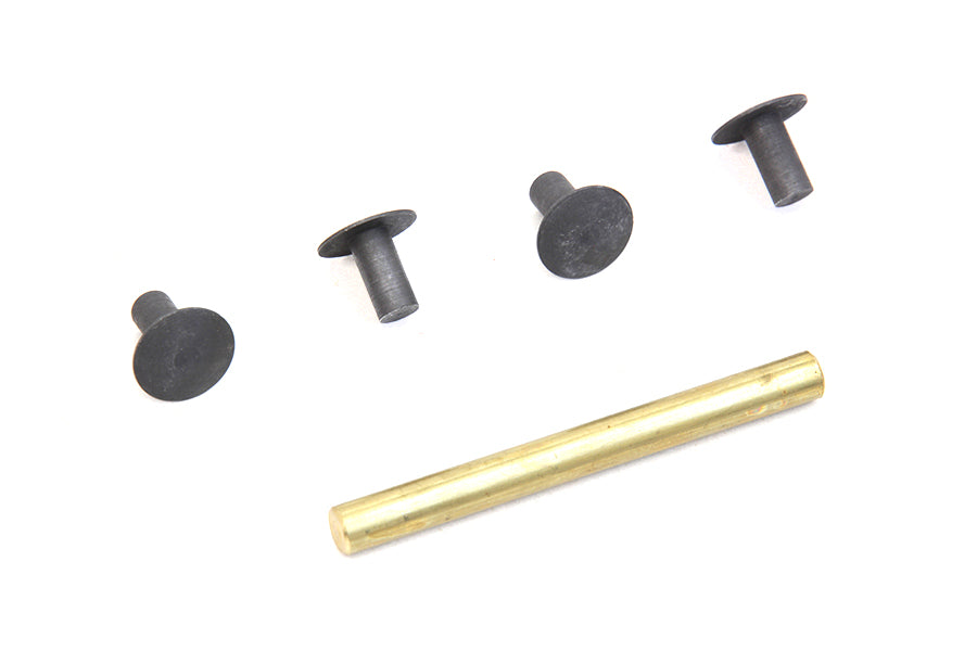 HARLEY Rear Fender Hinge Pin and Rivet Kit fits 1930-1942 G,  1930-1942 W,  1936-1940 EL,  1930-1936 V,  1941-1942 FL,  1937-1942 U,