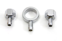 HARLEY Chrome Gas Tank Fitting Kit Fits 1941-1949 FL,   1940-1949 WL,   1940-1948 UL,   1940-1949 G,