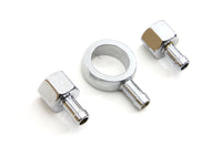 HARLEY Chrome Gas Tank Fitting Kit Fits 1941-1949 FL,   1940-1949 WL,   1940-1948 UL,   1940-1949 G,