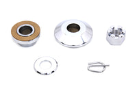 HARLEY Achsabstandshalter-Set glatte Ausführung Chrom passend für 1997-1999 FLSTS,