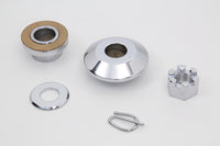 HARLEY Achsabstandshalter-Set glatte Ausführung Chrom passend für 1997-1999 FLSTS,