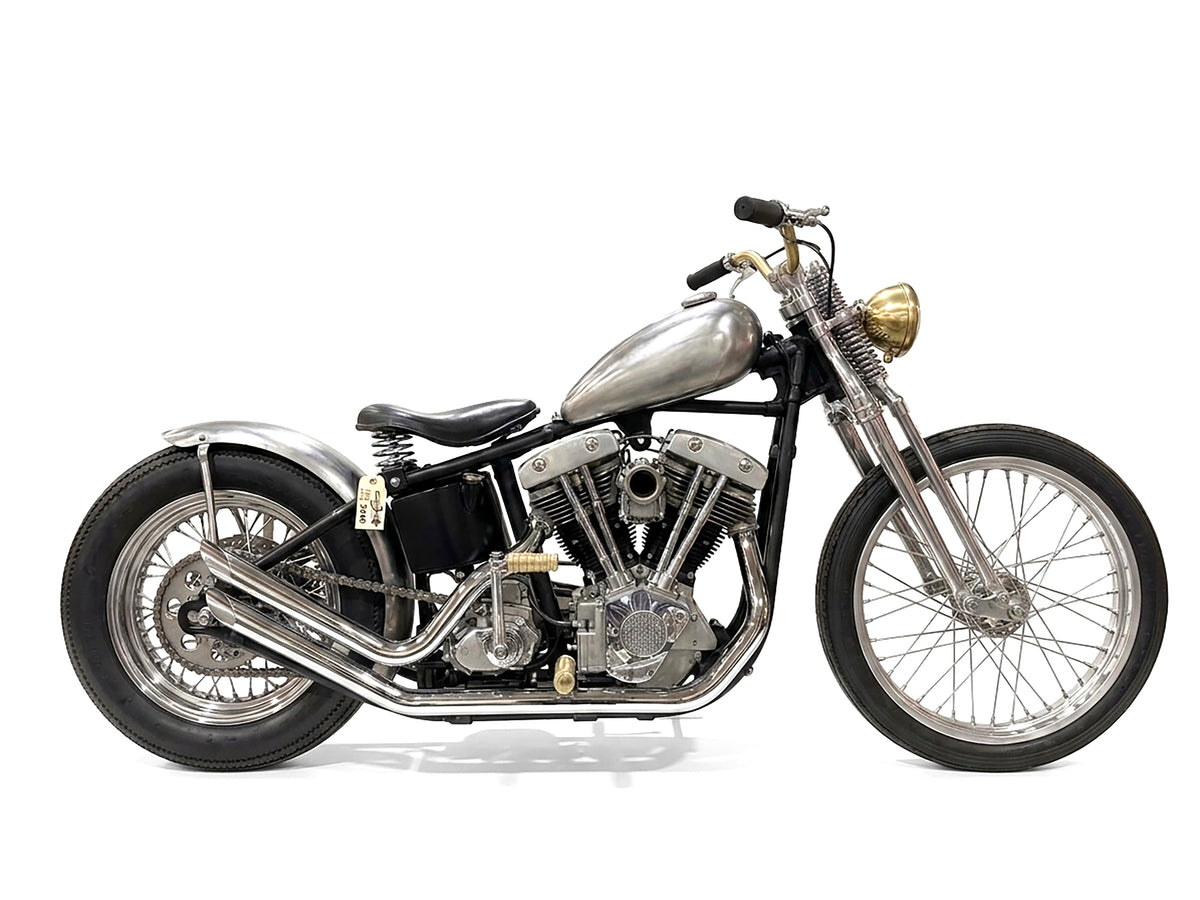 HARLEY アップスイープ グースドラッグパイプセット 1970-1984年式FX、1970-1984年式FXEに適合、