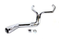 HARLEY FLT Offset Megaphon 2:1 1-3/4 Zoll Auspuff Chrom mit Chro Passend für 2006-2016 FLT,