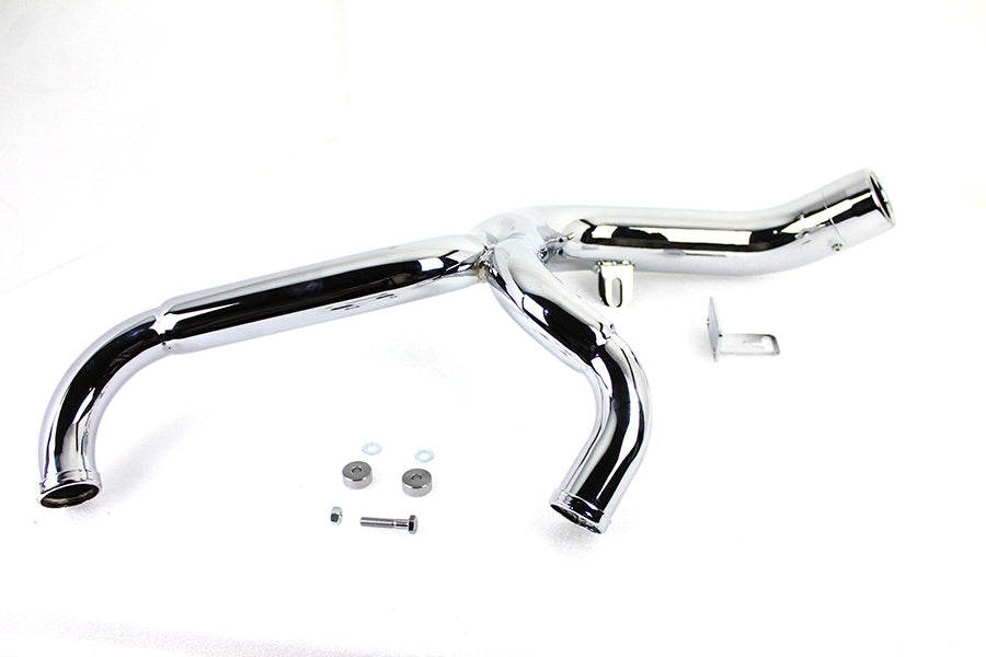 HARLEY FLT 2:1 Lake Style Auspuffanlage Chrom Passend für 1995-2006 FLT,