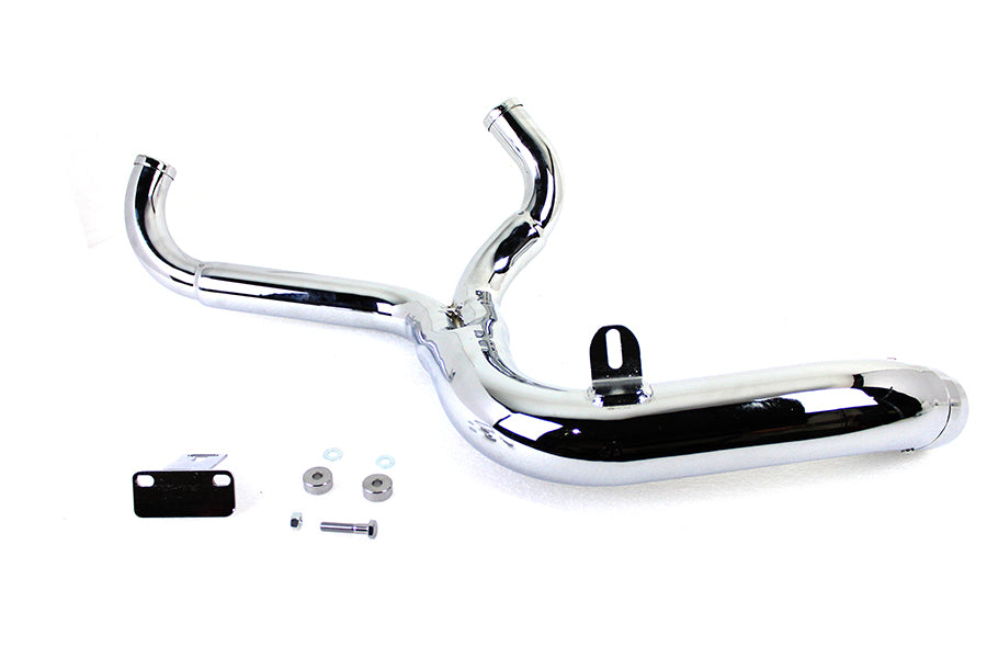 HARLEY FLT 2:1 Lake Style Auspuffanlage Chrom Passend für 1995-2006 FLT,