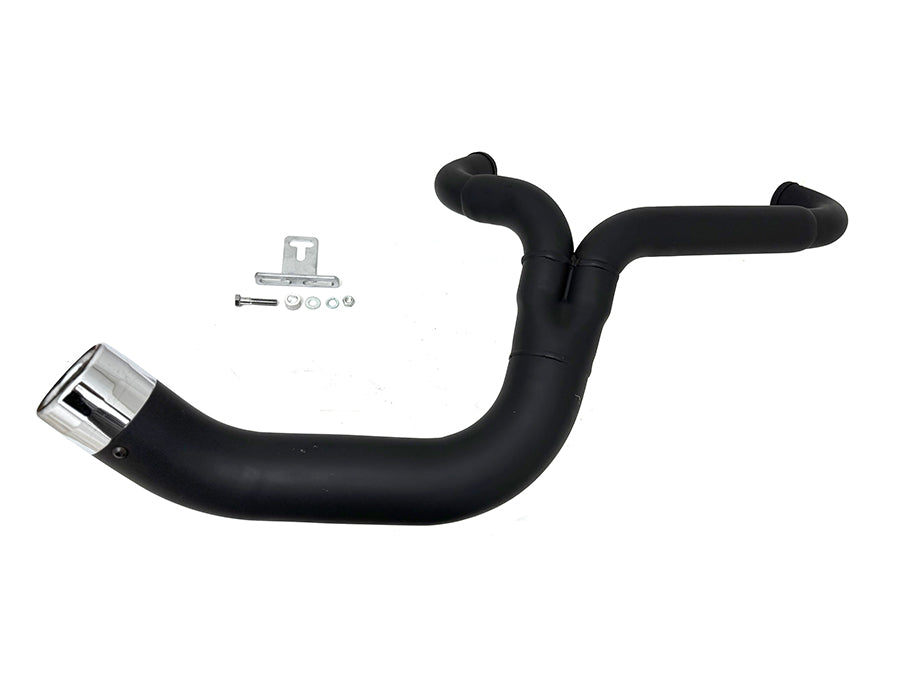 HARLEY FLT 2:1 Lake Style Auspuffanlage Schwarz passend für 1995-2006 FLT,