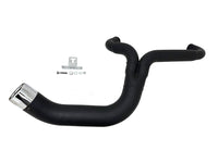 HARLEY FLT 2:1 Lake Style Auspuffanlage Schwarz passend für 1995-2006 FLT,