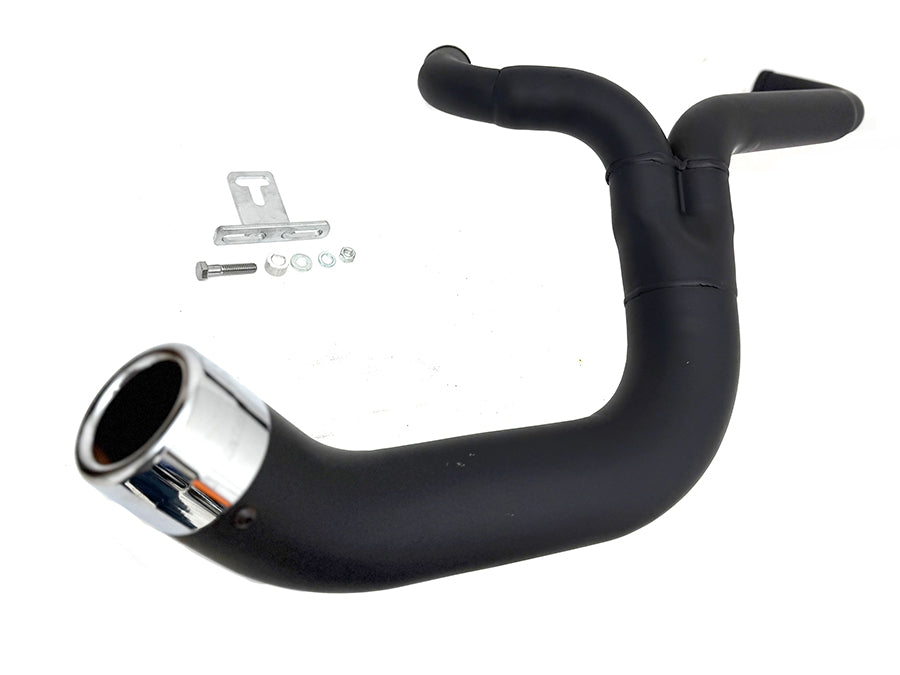 HARLEY FLT 2:1 Lake Style Auspuffanlage Schwarz passend für 1995-2006 FLT,
