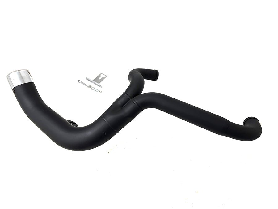 HARLEY FLT 2:1 Lake Style Auspuffanlage Schwarz passend für 1995-2006 FLT,