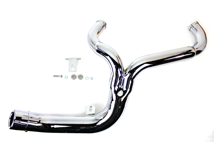 HARLEY FLT 2:1 Lake Style Auspuffanlage Chrom Passend für 2007-2016 FLT,