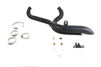 HARLEY 2-in-1 Auspuffkrümmer-Set schwarz, passend für 2007-2013 FLT,