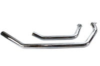 HARLEY Shovelhead Auspuffkrümmer-Set Upsweep Chrom passend für 1971-1984 FX,