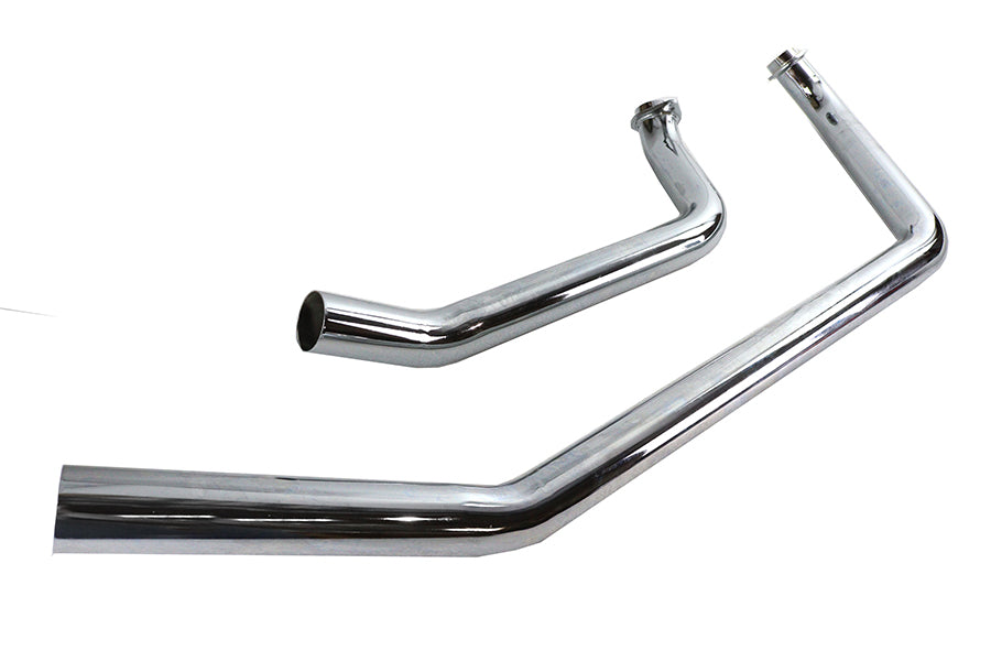 HARLEY Shovelhead Auspuffkrümmer-Set Upsweep Chrom passend für 1971-1984 FX,