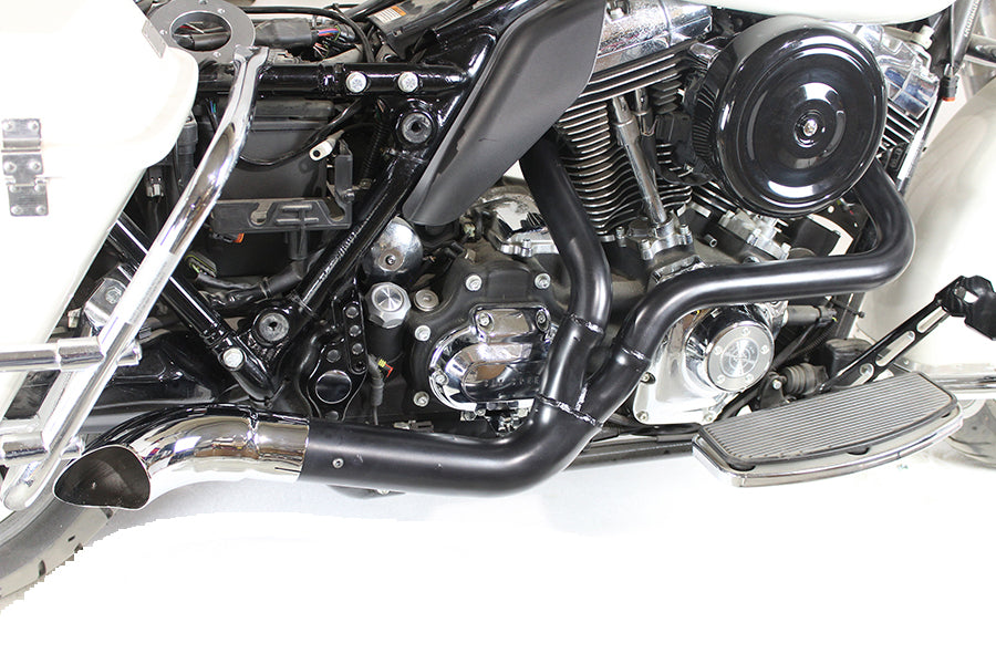 HARLEY 2-in-1 Krümmer-Set schwarz, passend für 2007-2016 FLT,