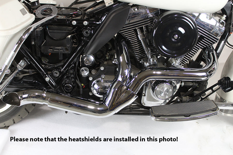 HARLEY 2-in-1 Krümmer-Set schwarz, passend für 2007-2016 FLT,