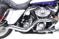 Harley verchromter 2:1 Auspuffkrümmer-Satz passend für 2007-2016 FLT,