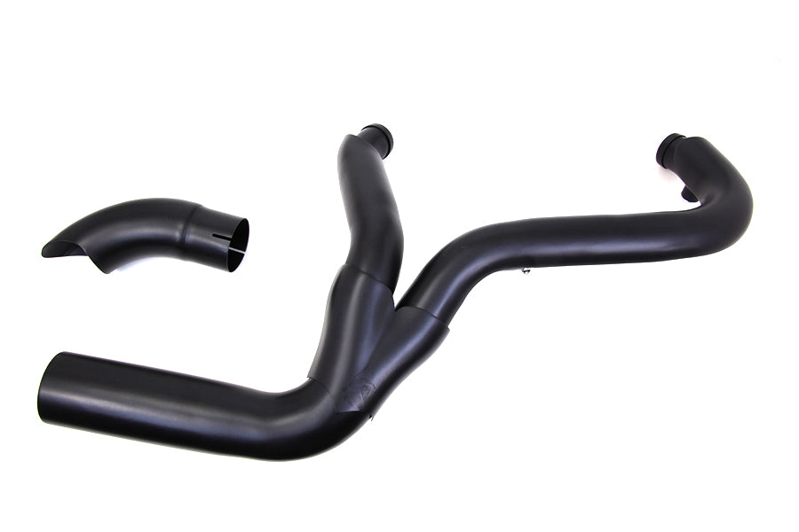 HARLEY 2-in-1-Auspuffkrümmer-Set schwarz, passend für 2007-2016 FLT,