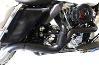 HARLEY 2-in-1-Auspuffkrümmer-Set schwarz, passend für 2007-2016 FLT,