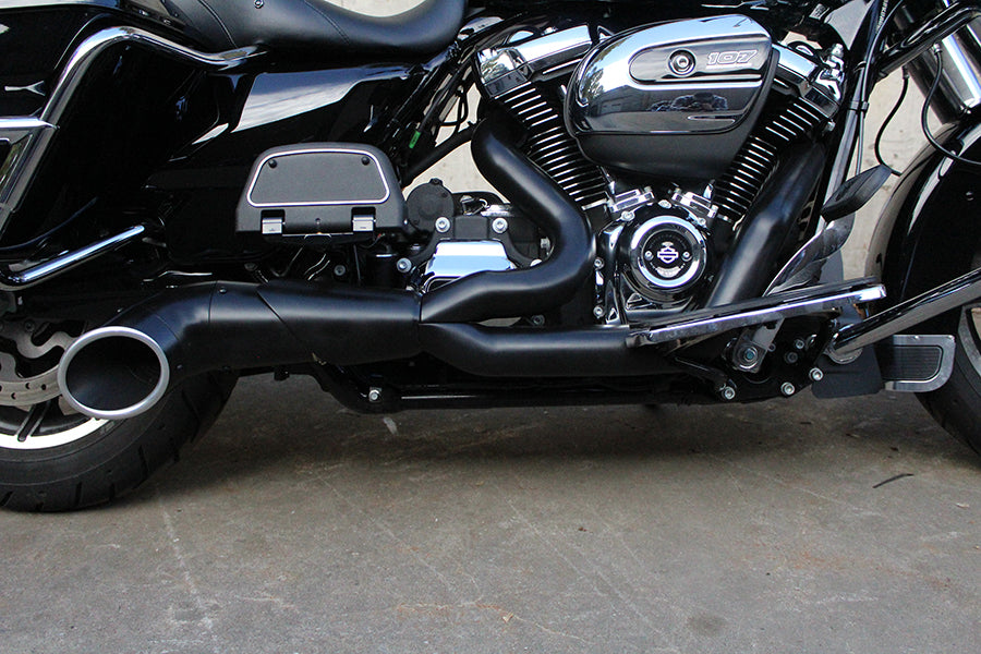 HARLEY M8 2:1 Auspuffkrümmer-Set schwarz passend für 2017-UP FLT,