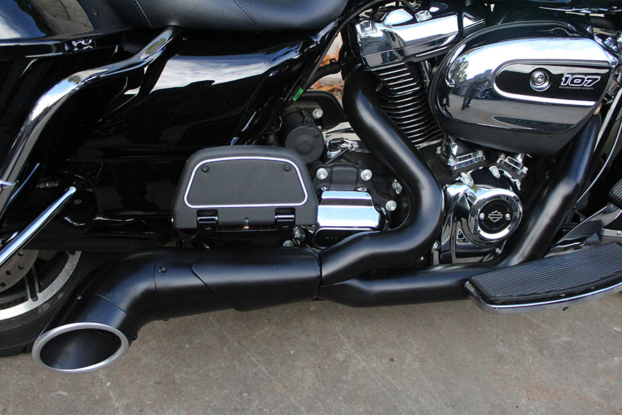 HARLEY M8 2:1 Auspuffkrümmer-Set schwarz passend für 2017-UP FLT,