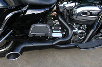 HARLEY M8 2:1 Auspuffkrümmer-Set schwarz passend für 2017-UP FLT,