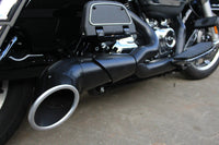 HARLEY M8 2:1 Auspuffkrümmer-Set schwarz passend für 2017-UP FLT,