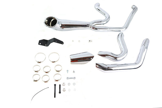 M8 2:1 Exhaust Header Set Chrome