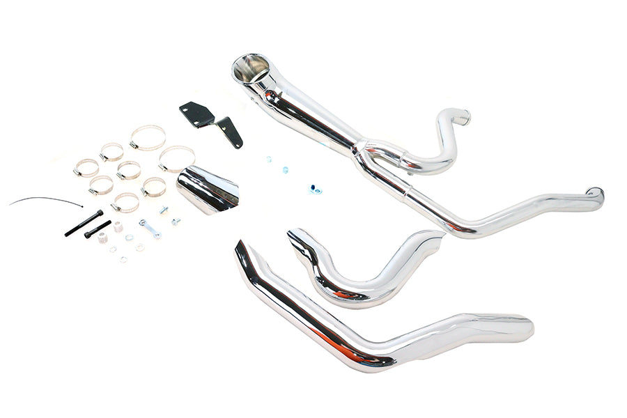 M8 2:1 Exhaust Header Set Chrome