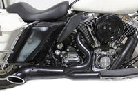 HARLEY 2:1 Auspuffkrümmer-Set, schwarz, passend für 1996–2016 FLT,