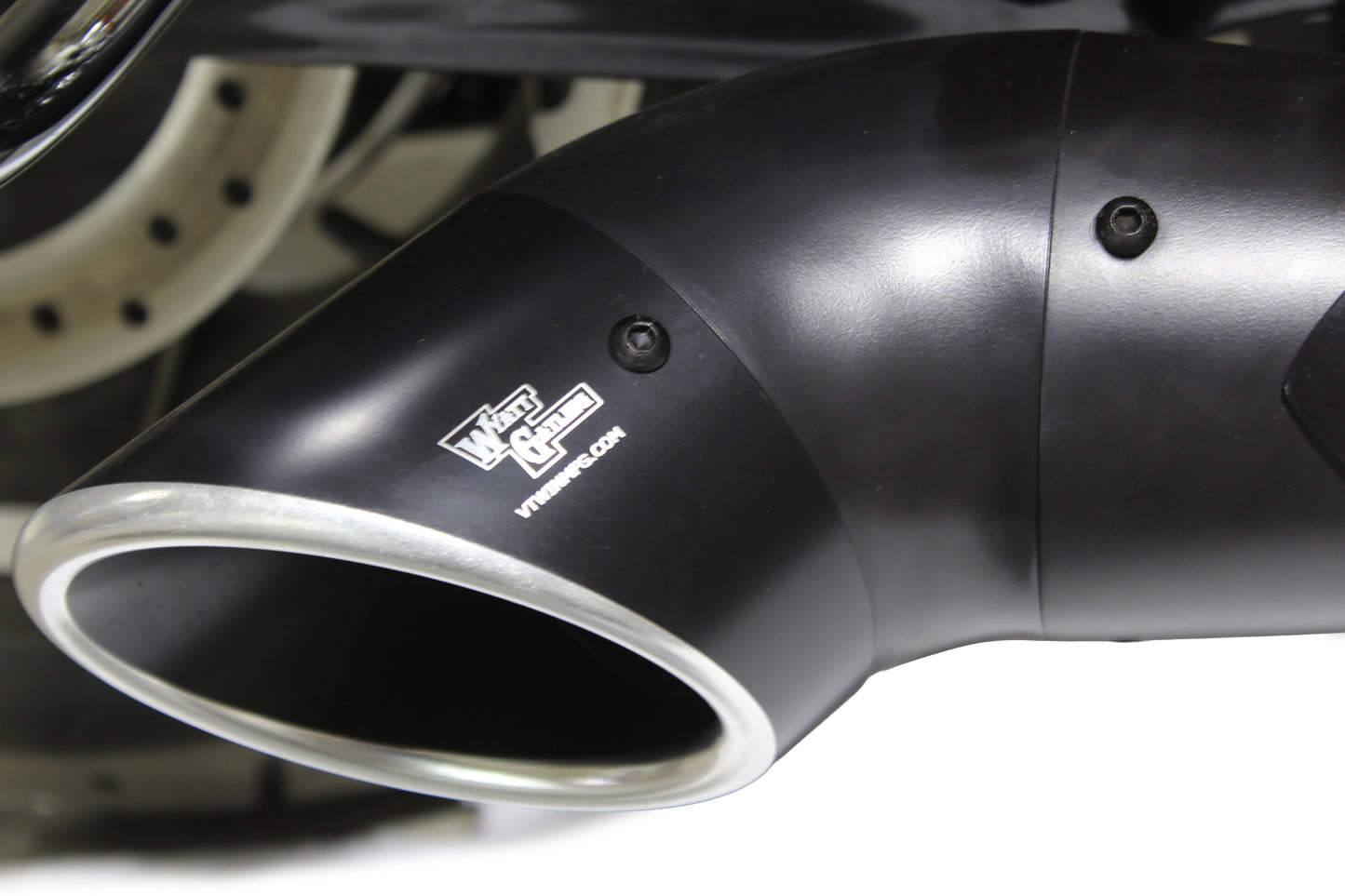 HARLEY 2:1 Auspuffkrümmer-Set schwarz passend für 1996-2016 FLT,