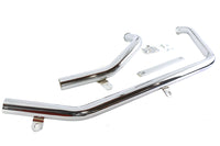 HARLEY Auspuffkrümmer-Set Chrom passend für 1986-2017 FXST,
