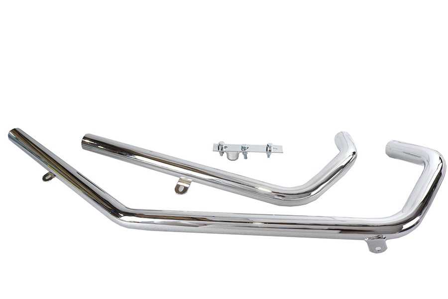 HARLEY Upsweep XL Krümmer Set starr, 1957-84 Passt 1957-1978 XL, Starrrahmen 1980-1985 XL, Starrrahmen