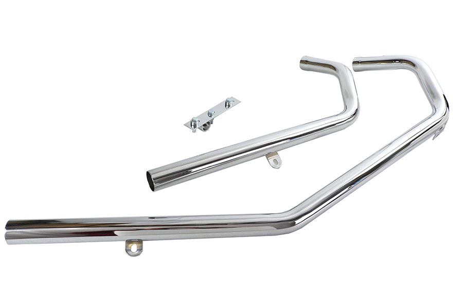 HARLEY Upsweep XL Krümmer Set starr, 1957-84 Passt 1957-1978 XL, Starrrahmen 1980-1985 XL, Starrrahmen