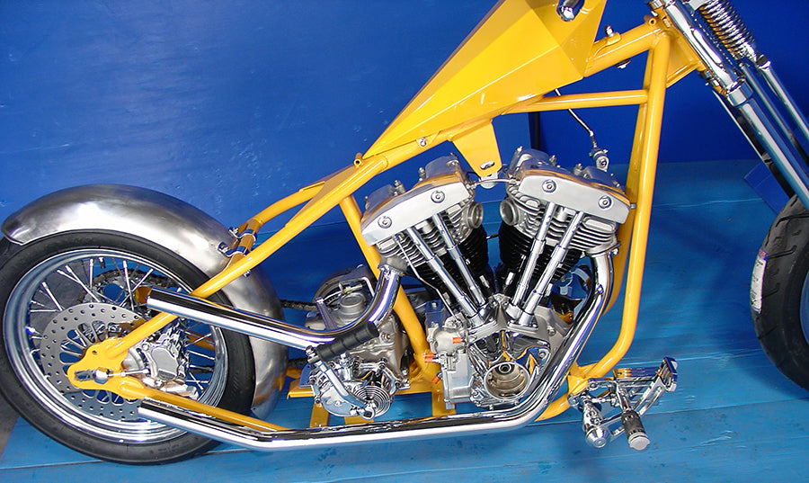 HARLEY Auspuffkrümmer-Set, Aufwärtsführung, passend für 0- Custom, Anwendung