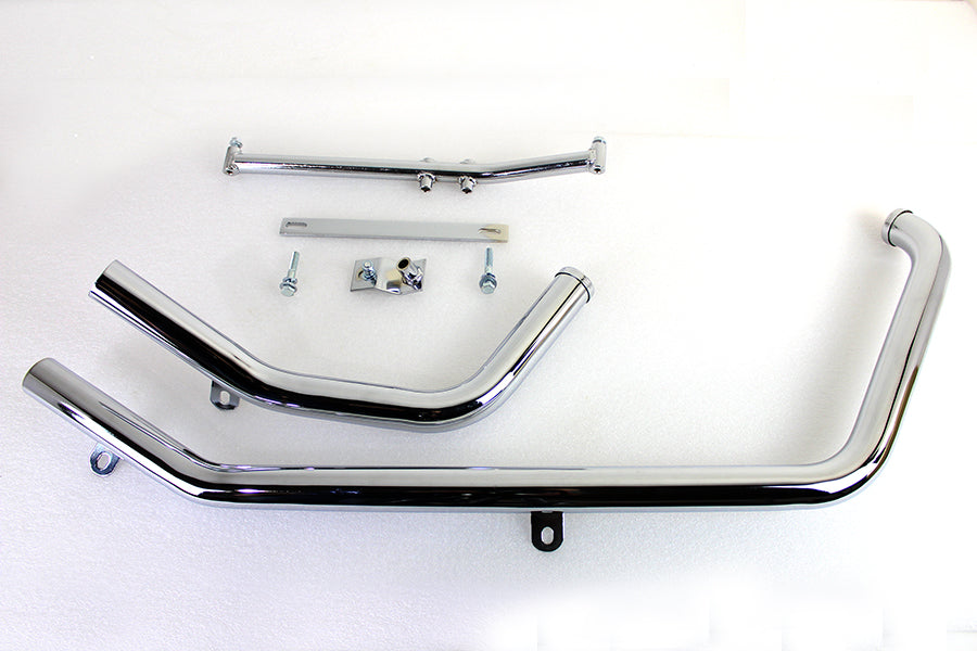 HARLEY Auspuffkrümmer-Set Chrom, passend für 1995-1999 FXST,
